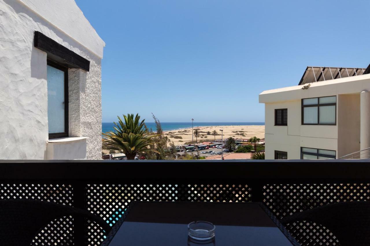 Primera Linea De Playa Del Ingles Y Las Dunas De Maspalomas Esterno foto